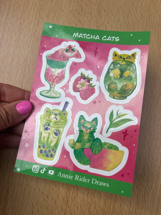 Matcha Cicák Matricaív