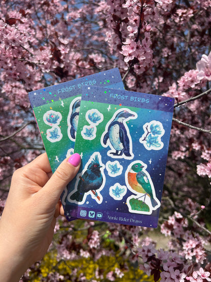 Fagyos madarak Hologramos Matricaív