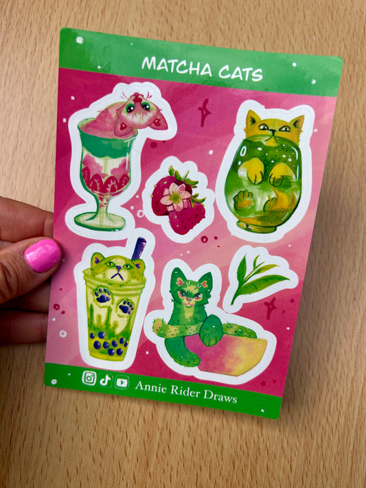 Matcha Cicák Matricaív